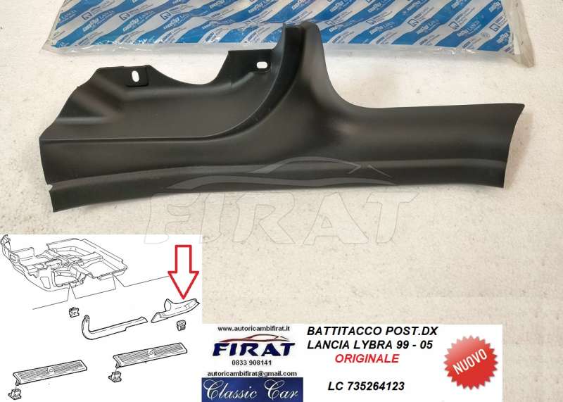 BATTITACCO LANCIA LYBRA POST.DX (735264123)